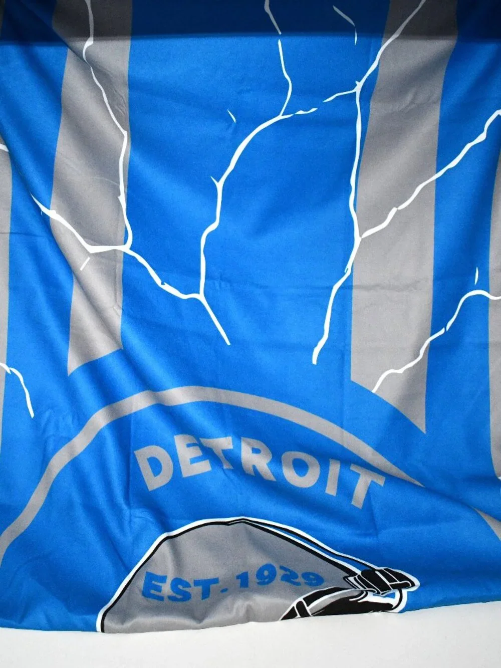 Detroit Lions Microfiber Beach Towel 30x70 Blue NFL Unbranded NWOT